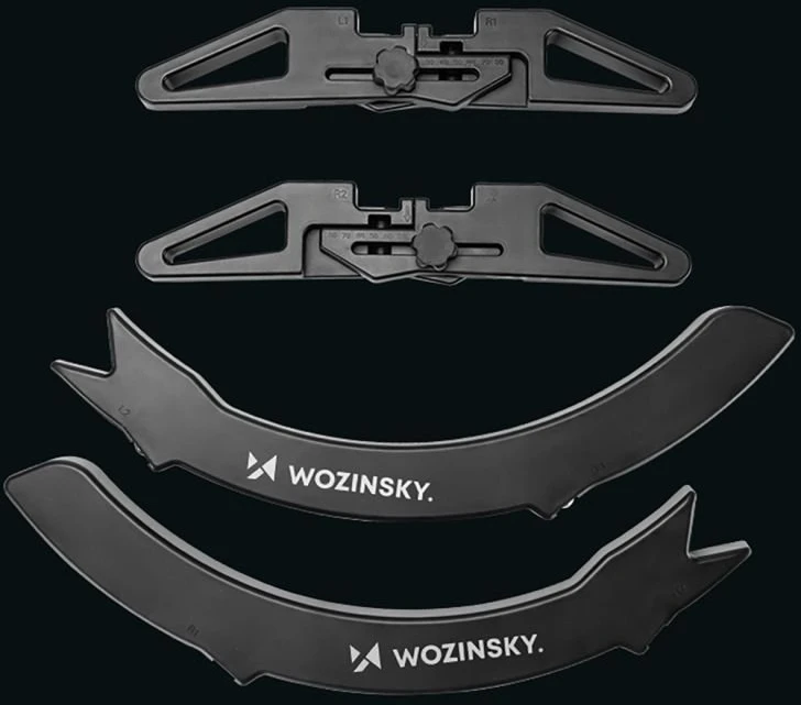 Wozinsky WSR-02 dviračių stovas, stabilus, dviračio ratams - juodas