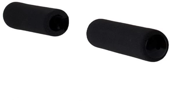 Dviračio vairo rankena iš putplasčio, 130 mm, juoda