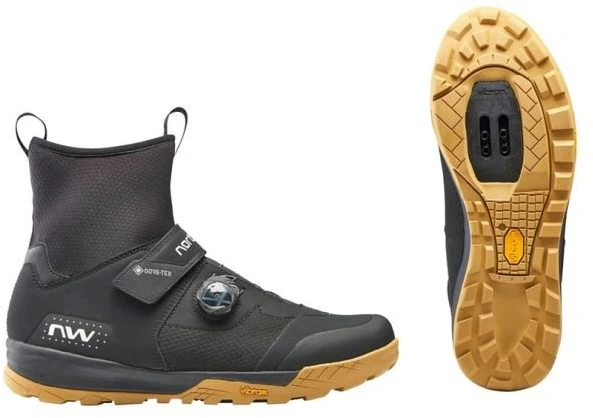 Dviračių batai Northwave Kingrock Plus GTX, juodi ir medaus