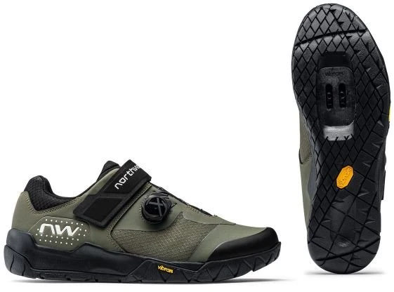Dviračių batai Northwave Overland Plus, tamsiai žali