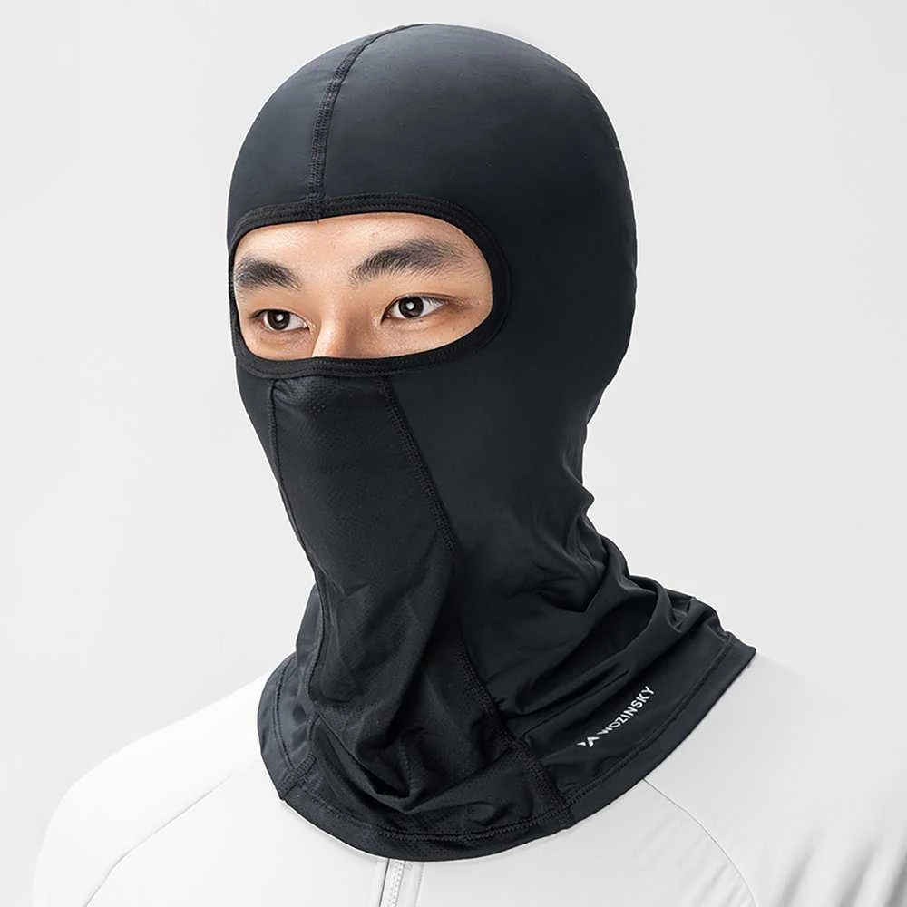 Wozinsky WKM-01B face mask motorcycle bicycle balaclava - juodas