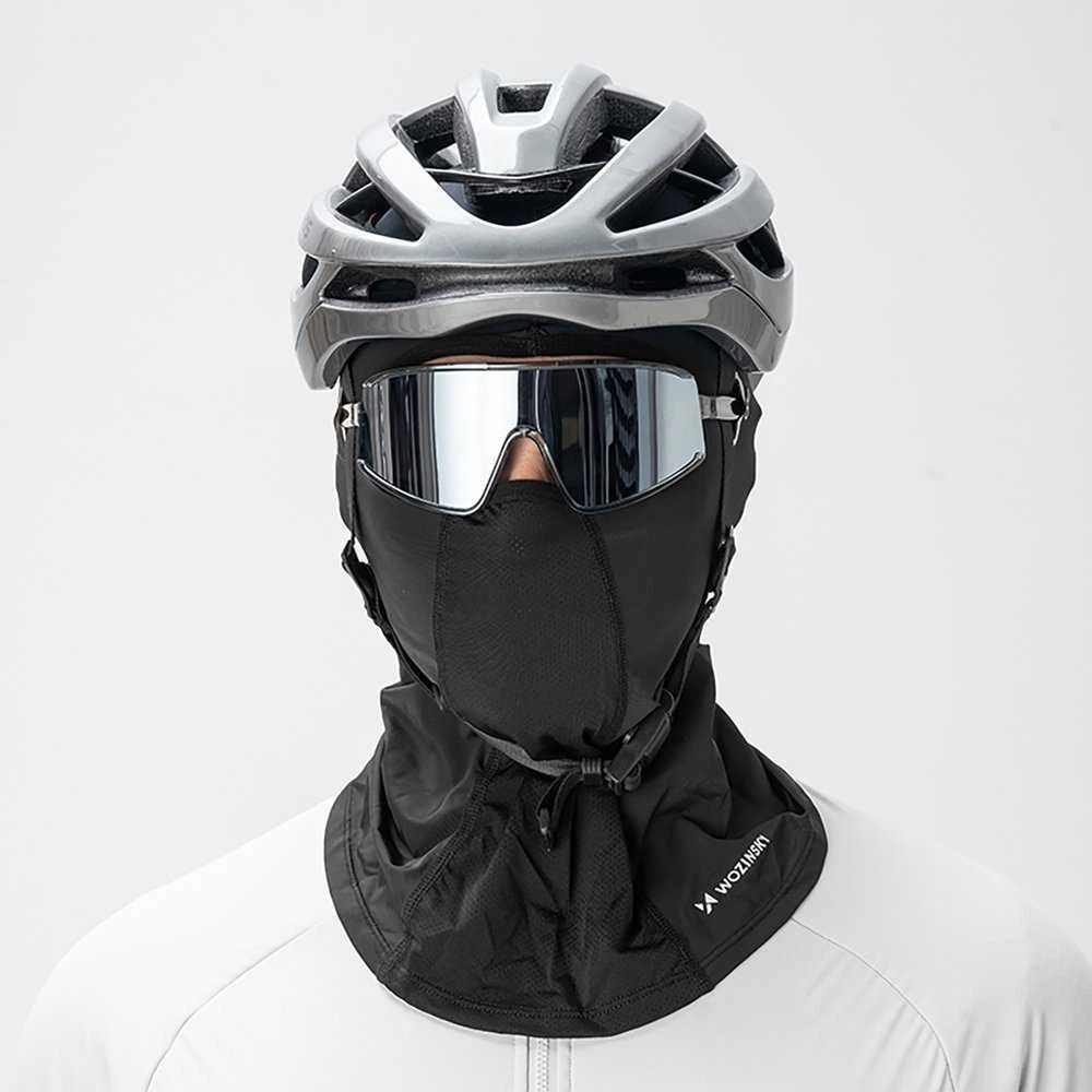 Wozinsky WKM-01B face mask motorcycle bicycle balaclava - juodas