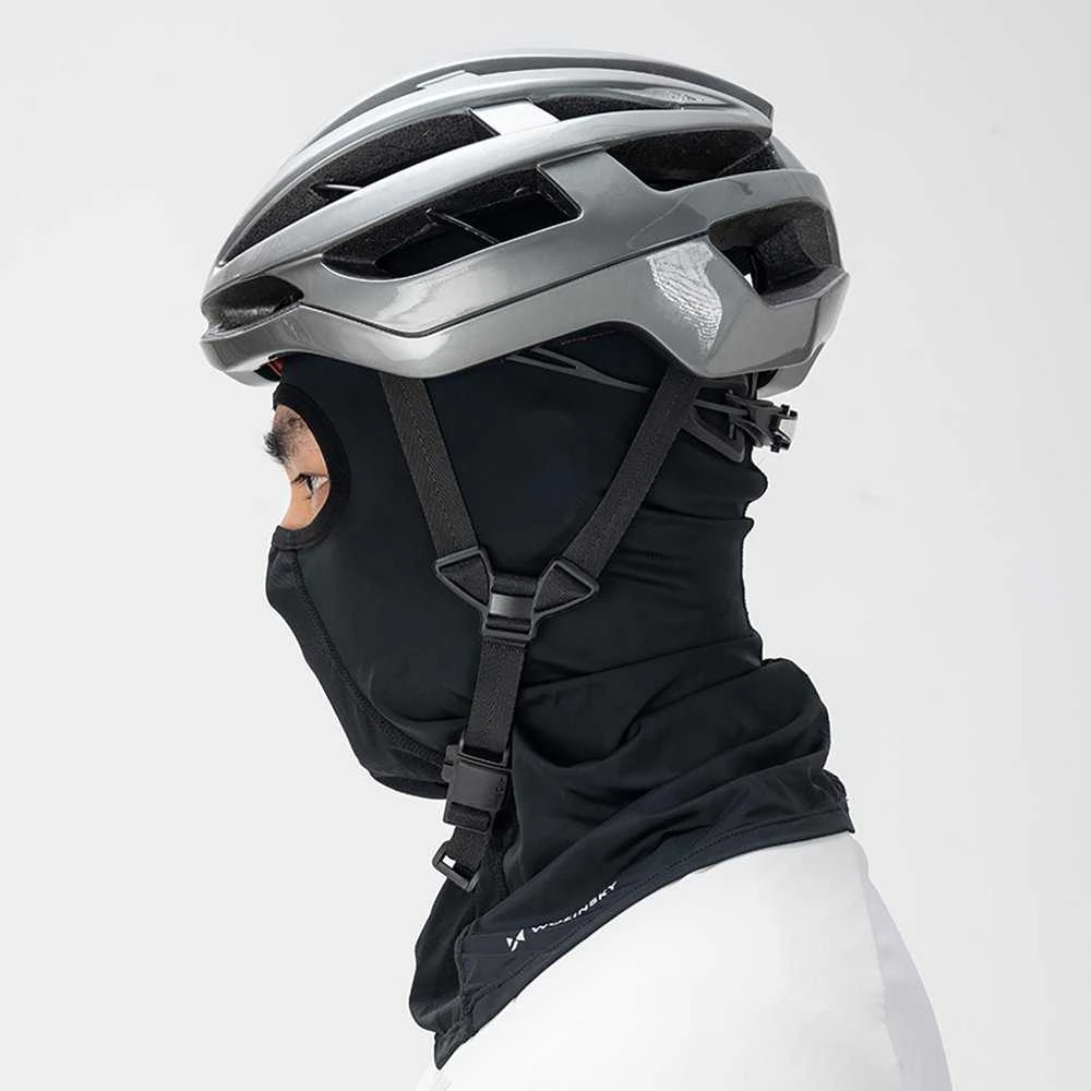 Wozinsky WKM-01B face mask motorcycle bicycle balaclava - juodas