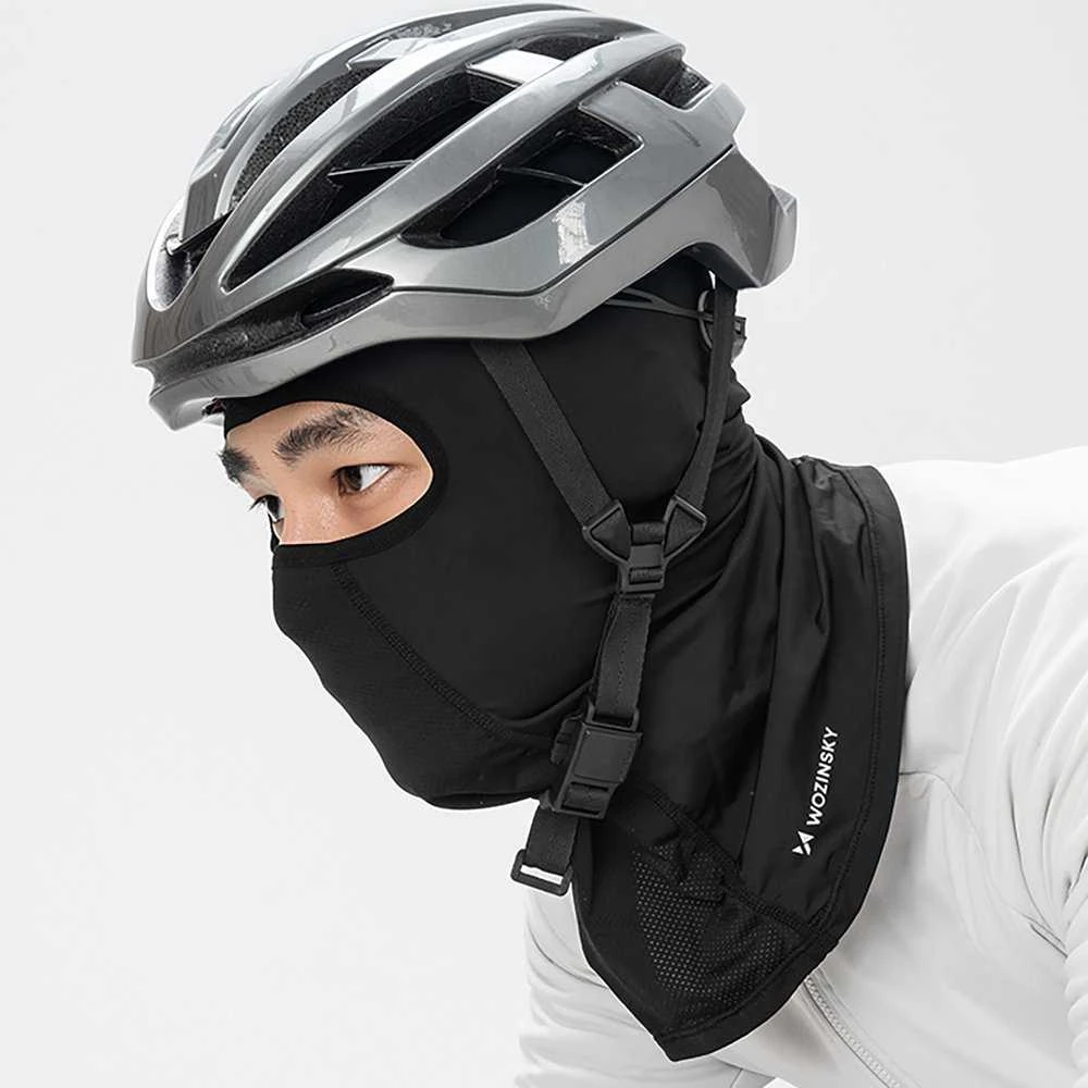 Wozinsky WKM-01B face mask motorcycle bicycle balaclava - juodas