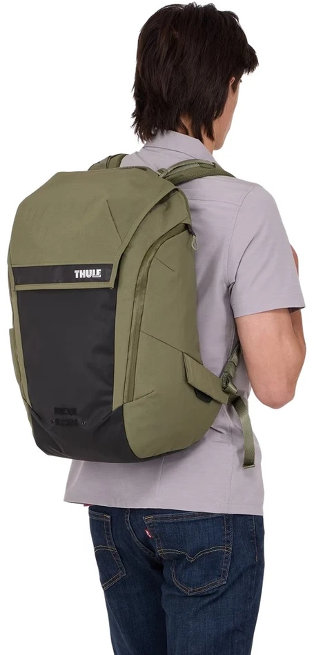 Dviračių kuprinė Thule Paramount Bike Commute 28 l, švelniai žalia