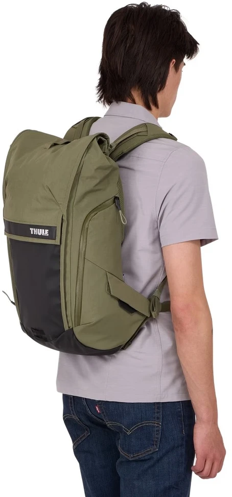 Dviračių kuprinė Thule Paramount Bike Commute 20L, žalia
