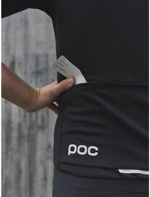 Dviračių marškinėliai POC Muse, juodi