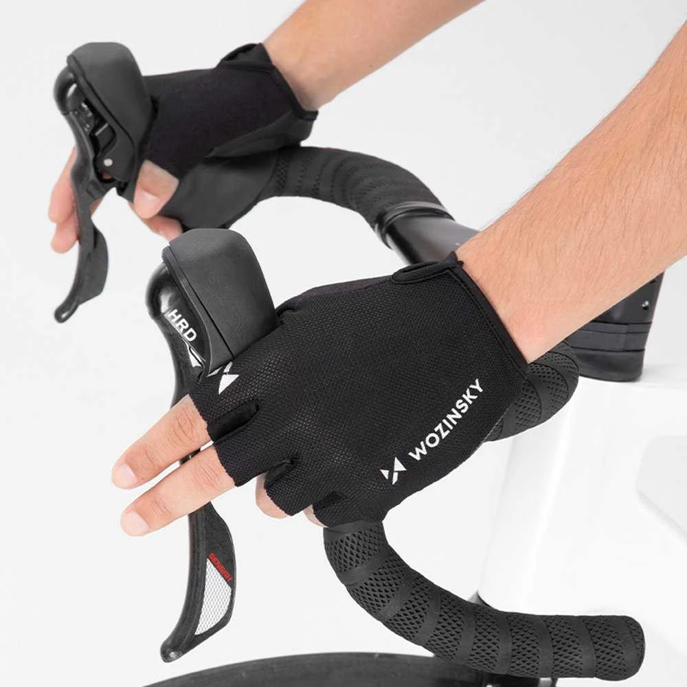 Wozinsky WRR-01L cycling pirštinės dydis L - juodas