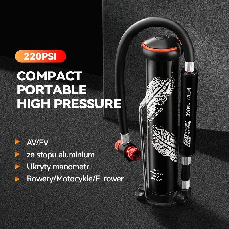 Dviračių pompa 220 PSI Rockbros
