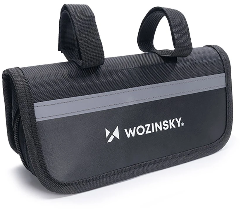 Wozinsky WMZ-01N įrankių rinkinys, 16 viename dviračio daugiafunkcis įrankis, pompa, veržliarakčiai, kameros rinkinys - juodas