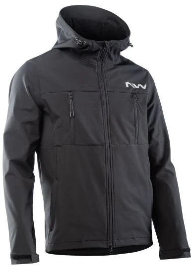 Dviračių softshell striukė Northwave Easy Out, juoda