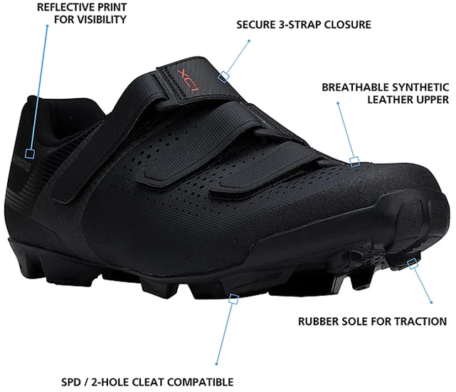 Dviratininko batai Shimano SH-XC100M Juodas-45