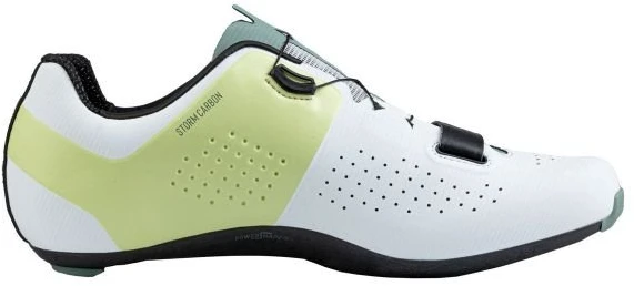 Dviratininko batai su Morph Carbon padu NORTHWAVE Storm Carbon, balti