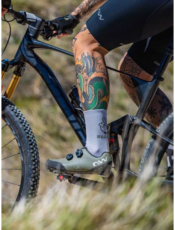 Dviratininko kojinės Northwave Sunday Monday Sock, pilkos