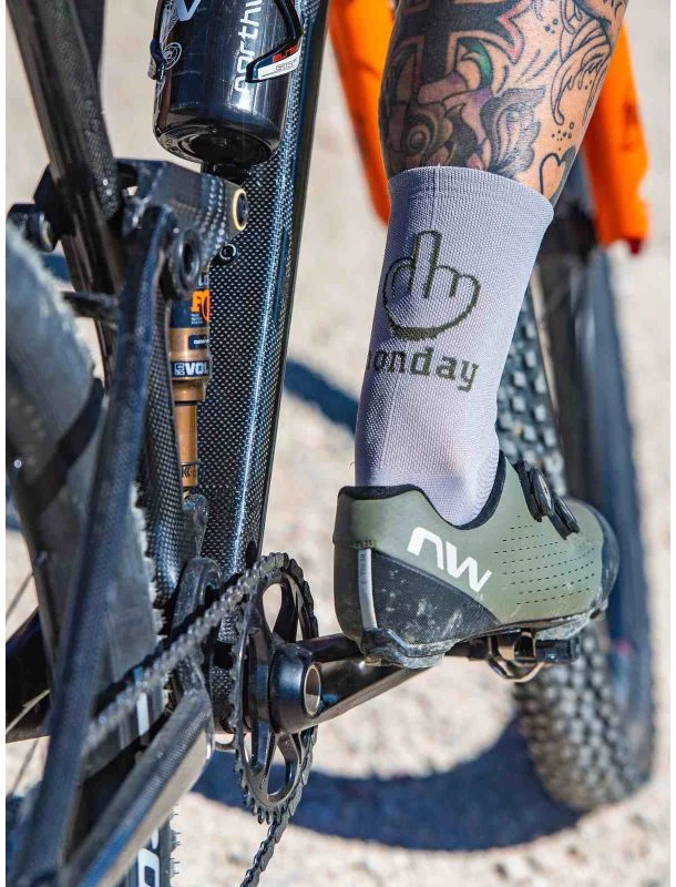 Dviratininko kojinės Northwave Sunday Monday Sock, pilkos
