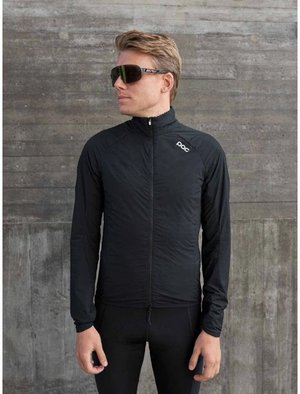 Dviratininko termo striukė POC Pro Thermal, juoda
