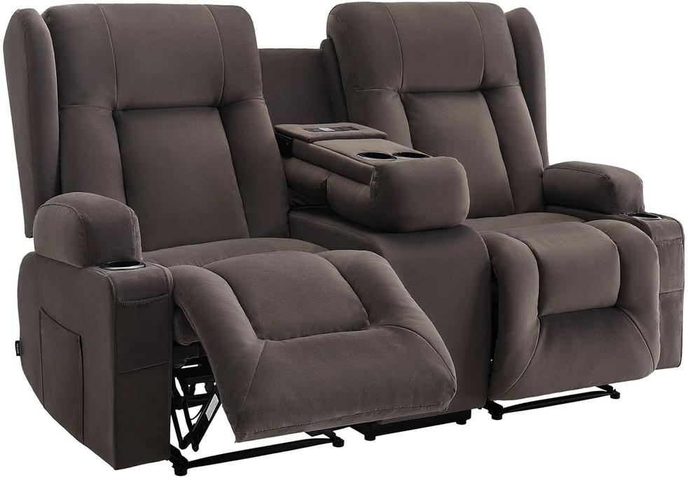 Sofa VEVOR Elektrinis lovos krėslas su masazu ir šildymu
