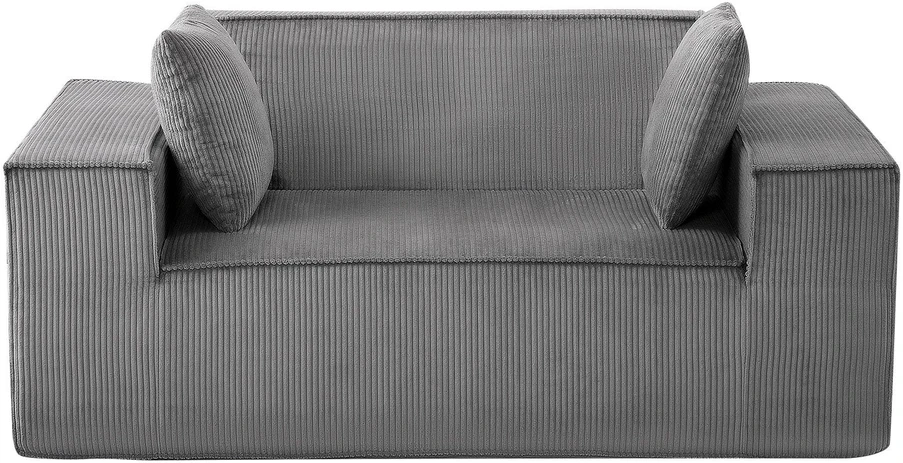 VEVOR Dviejų vietų šviesiai pilkas sofa be surinkimo