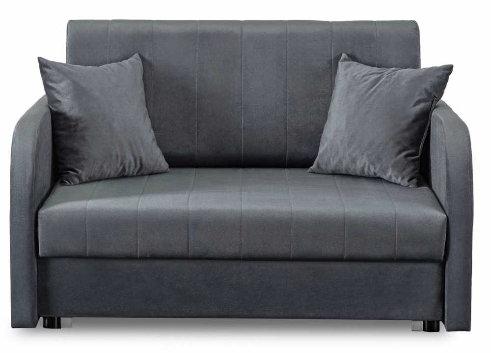 Mebel Elite MEBELELITE VERO 2 dvivietis fotelis-lova, 195 × 112 cm, pilkas