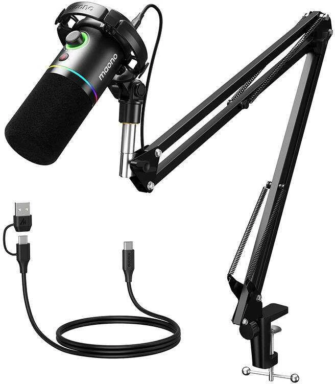Dinaminis mikrofonas Maono PD200XS - juodas