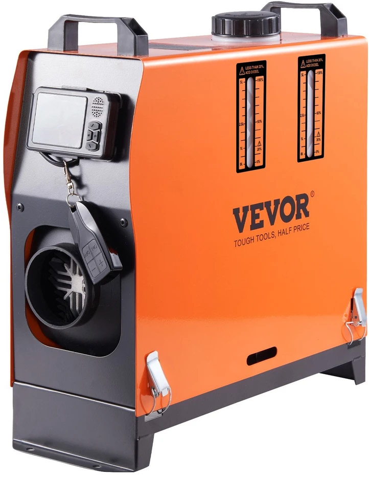 VEVOR Dieselinis oro šildytuvas automobiliams ir RV, 12V 8KW su Bluetooth