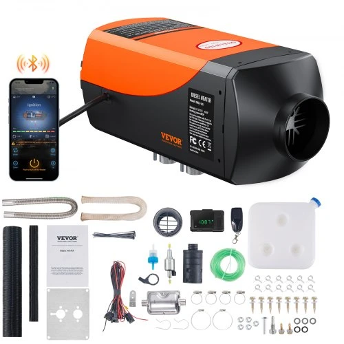 VEVOR Dyzelinis šildytuvas 12V 8KW su LCD ekranėliu