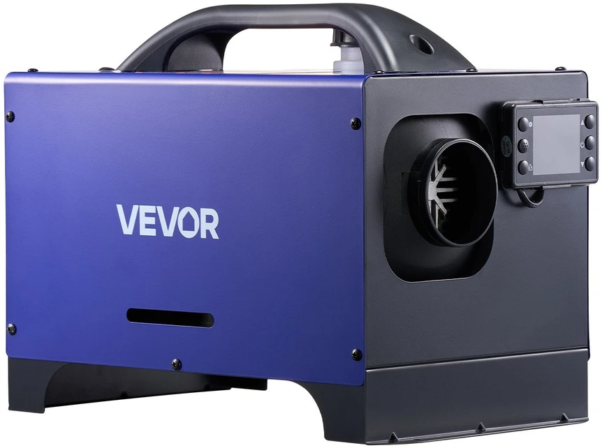 Vevor 8 kW nešiojamas dyzelinis šildytuvas su nuotolinio valdymo pultu