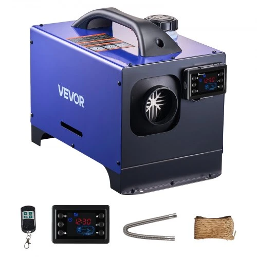 Vevor 8 kW nešiojamas dyzelinis šildytuvas su nuotolinio valdymo pultu