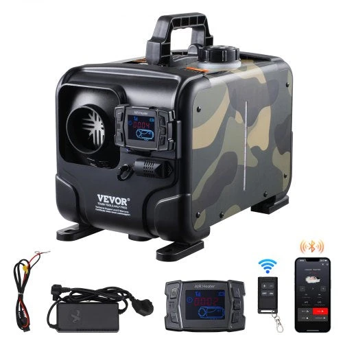 Vevor Dyzelinis oro šildytuvas 8 kW su Bluetooth