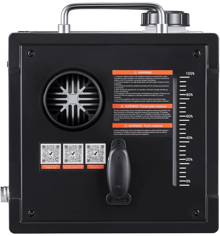 VEVOR Nešiojamas dyzelinis šildytuvas 8 kW su Bluetooth