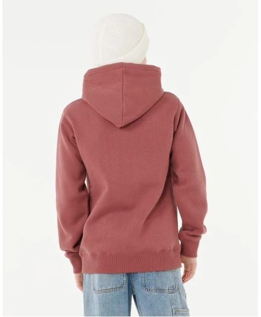 Džemperis berniukams su gobtuvu Rip Curl Stapler Hood, raudonas