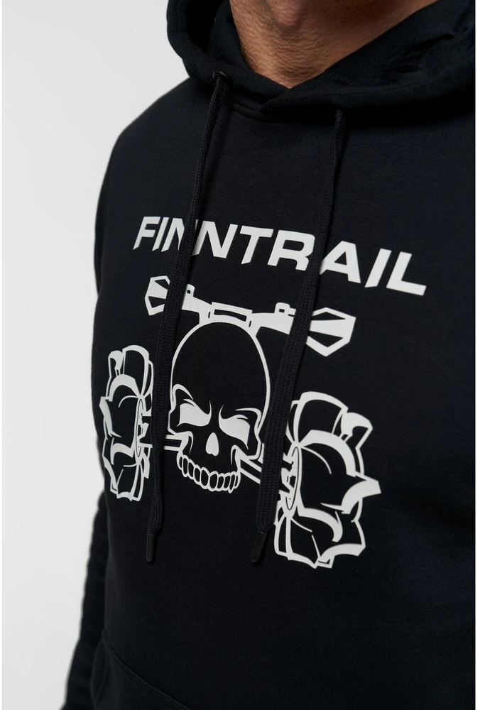 Džemperis Finntrail ATV SKULL juodas 6807