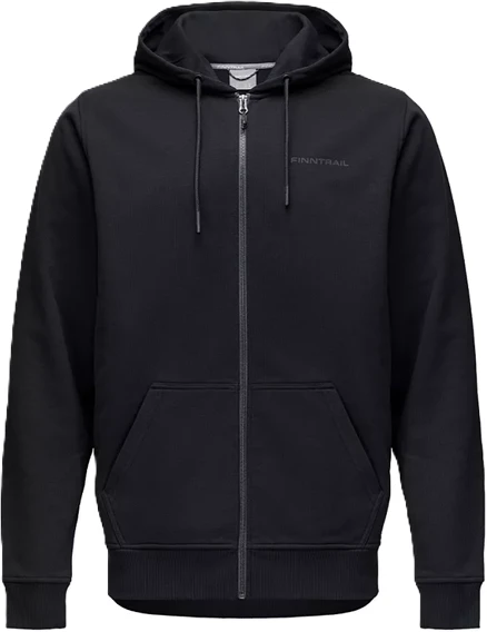 Džemperis Finntrail LOGO ZIP Juodas 6832, Marškinėlių, džemperių ar striukių dydis: M