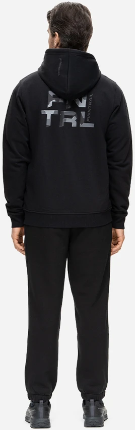 Džemperis Finntrail LOGO ZIP Juodas 6832