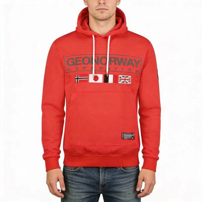 Džemperis Geographical Norway Great DB 317 M WY8613H/GN-Raudona