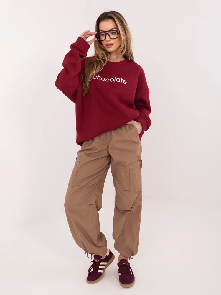 Palaidinė moteriška bordo spalvos