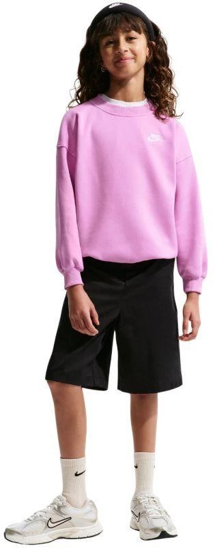 Džemperis Nike Sportswear Club Fleece Kids' rožinės spalvos FD2923 503