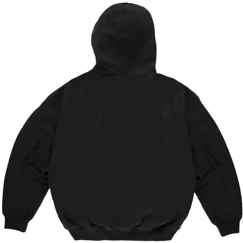 Džemperis su gobtuvu Prosto Crack Box Logo, juodas