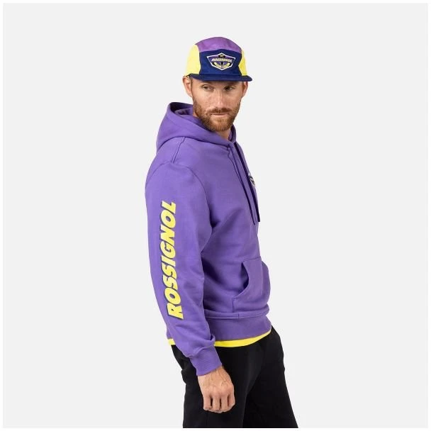 Džemperis su gobtuvu Rossignol Super, violetinis