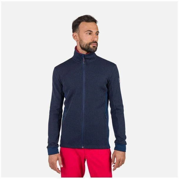 Džemperis su pilnu užtrauktuku „Cieloalto Fleece“, tamsiai mėlynas Rossignol