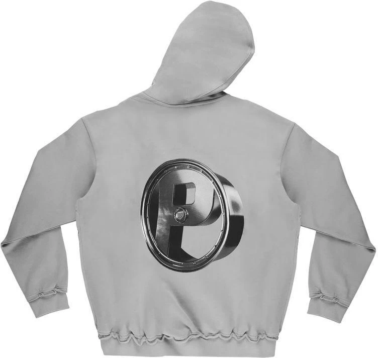 Džemperis su užtrauktuku Prosto P Rim Zip Hoodie KL261MSWE2121 pilkas L