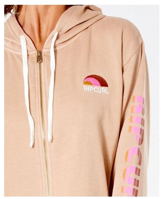 Džemperis su užtrauktuku RIP CURL Wave Shapers, smėlio