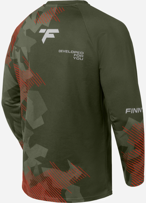 Džersis Finntrail GRAVITY Khaki 6603, Dydis: XS