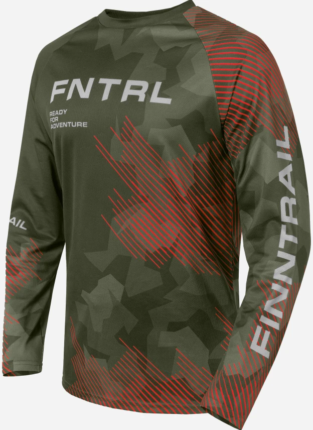 Džersis Finntrail GRAVITY Khaki 6603, Dydis: XS