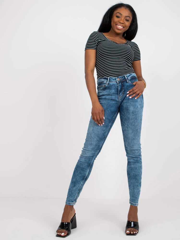Džinsinės kelnės - D85035C62220M263 - mėlynos
