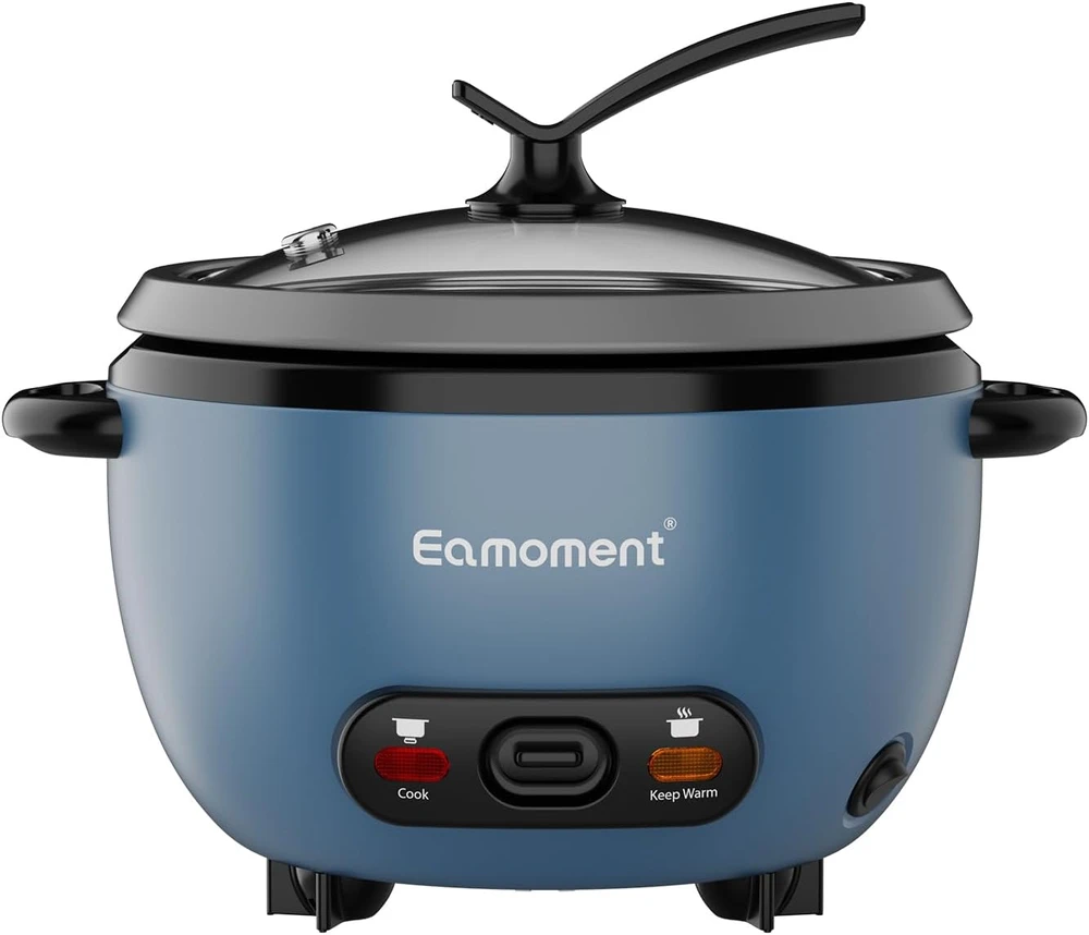 Eamoment ryžių viryklė 1 l, 500 W su garinimo įdėklu UEADRC-2SL004BL