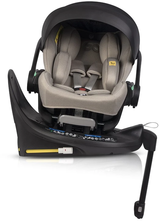 EASY GO 2 viename automobilinių kėdučių rinkinys BUZ XTD PRO ir BUZ PRO BODY, taupe