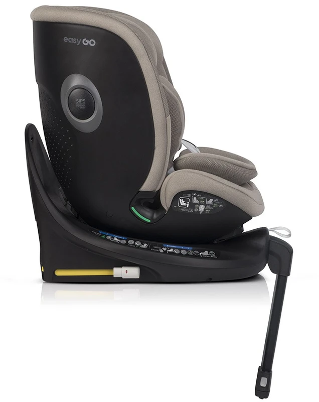EASY GO 2 viename automobilinių kėdučių rinkinys BUZ XTD PRO ir BUZ PRO BODY, taupe