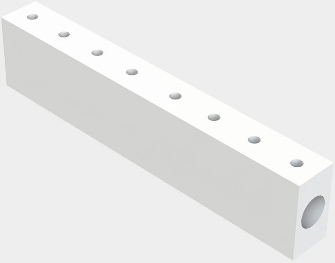 EASY LINK sistemos bėgelio vidinis sujungimas, baltas, K1002345B