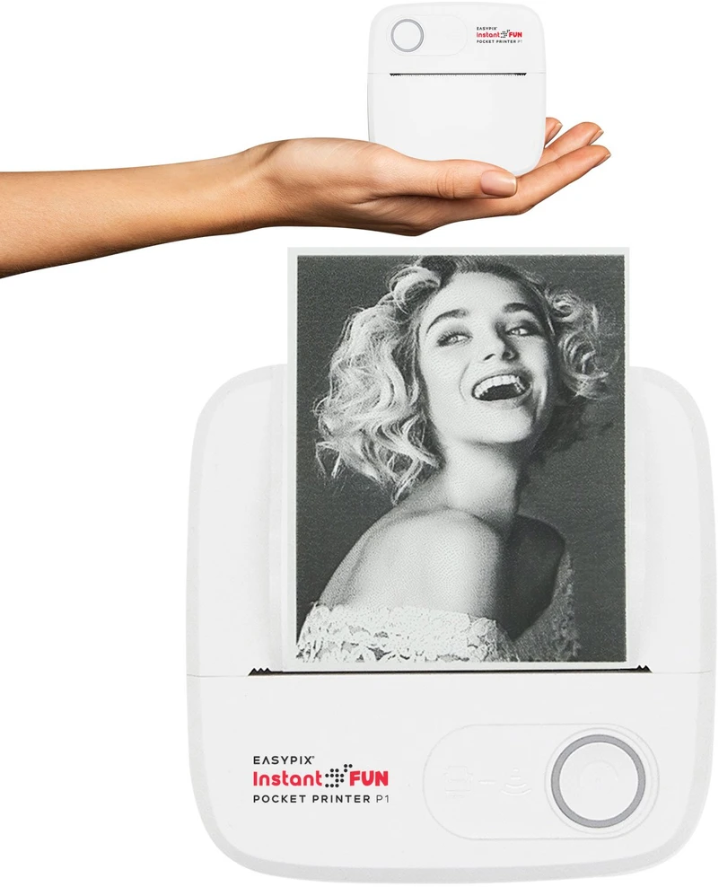 Easypix InstantFUN Pocket Spausdintuvas P1 mini spausdintuvas